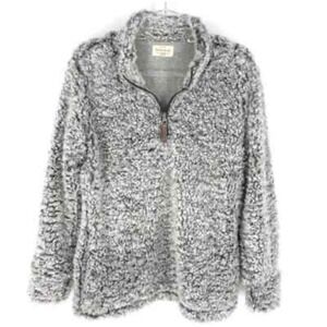 Original Weatherproof Vintage Women's Long Sleeve Zip Up‎ Plush Fleece Medium